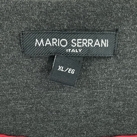 Mario Serrani Italian Long Sleeve Open Lined Faux Pocket Jacket Blazer Office - Picture 3 of 10